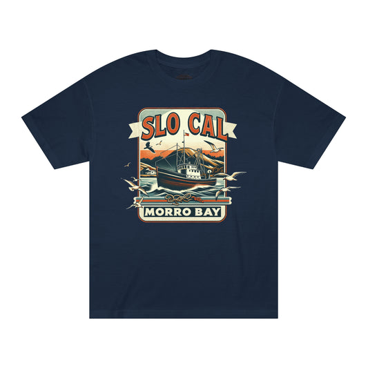 Morro Bay Fisherman Off The Coast SLO CAL Tee Unisex T-shirt